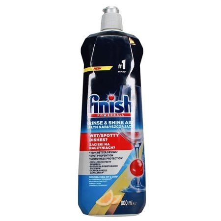 Finish Rinse & Shine Aid, Lemon 800ml