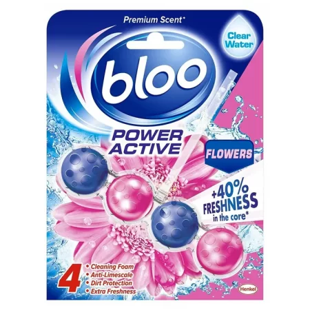 Bloo Power Active Toilet Rim Block, Flowers 50g