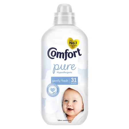 Comfort Fabric Conditioner, Pure 31 Washes 930ml
