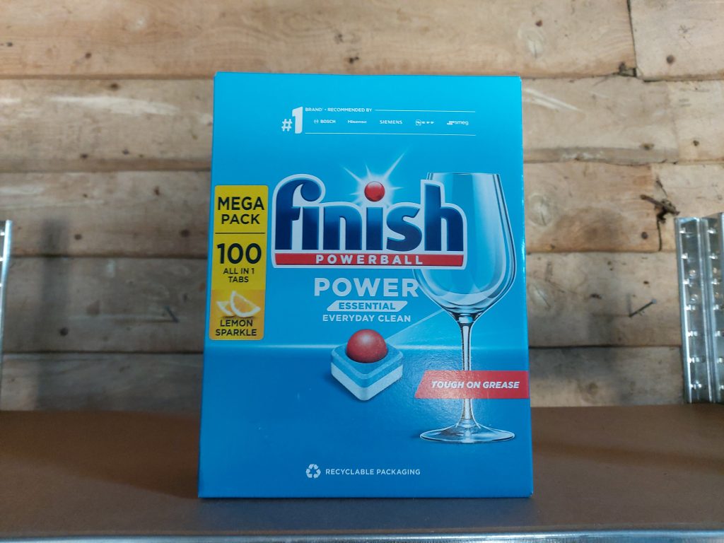 Finish Powerball Power Tabs, 100 Lemon Sparkle tabs