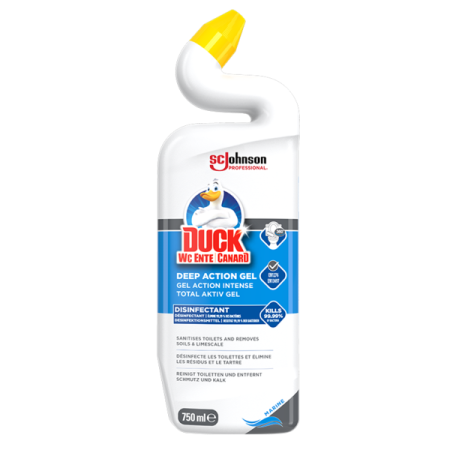 Duck Deep Action Gel Toilet Cleaner, Marine 750ml
