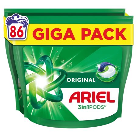 Ariel 3-in-1 Pod Detergent, Original 86 Washes