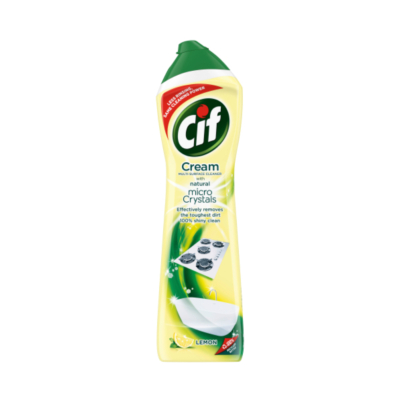 Cif Cream Multi Surface Cleaner, Lemon 660g
