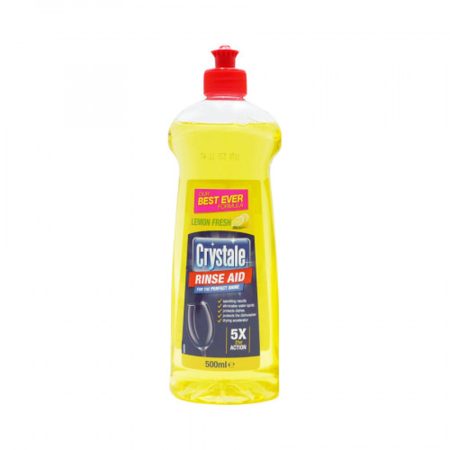 Crystale Rinse Aid, Lemon 500ml
