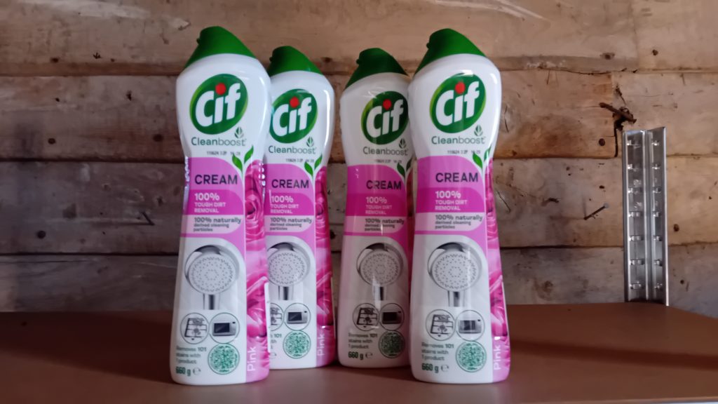 Cif Cream Multi Surface Cleaner, Pink 660g