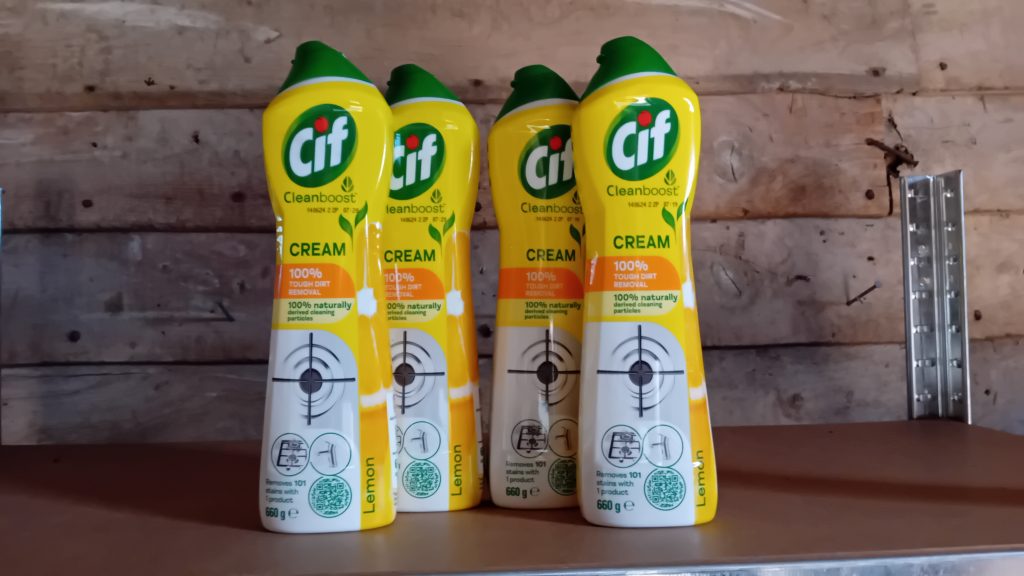 Cif Cream Multi Surface Cleaner, Lemon 660g