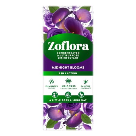 Zoflora 3-in-1 Concentrated Disinfectant, Midnight Blooms 500ml
